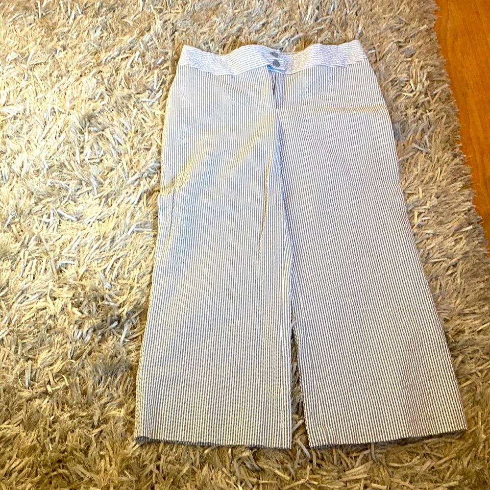 Women’s striped pants.